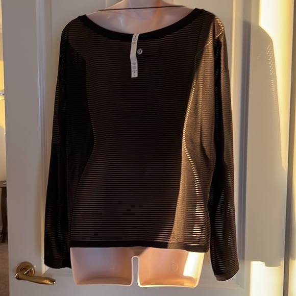 LULULEMON Long sleeve sheer stripe top - Picture 6 of 6